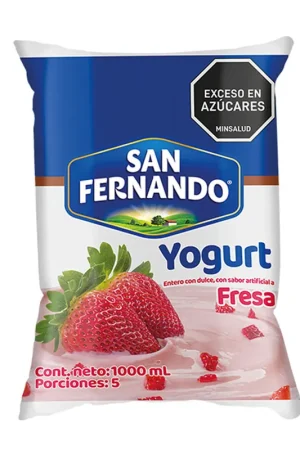 A Buon Prezzo Yogurt San Fernando fresa bolsa x1000g
