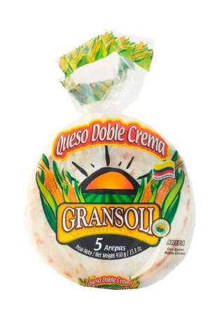 Affare Arepas Gransoli con queso crema descremado x450g