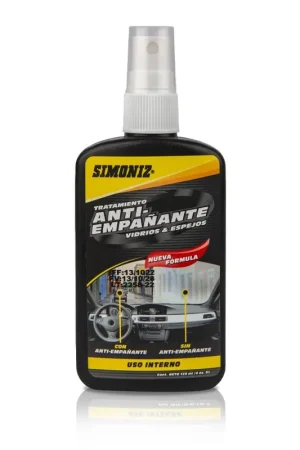 Antiempañante Simoniz para vidrios y espejos x120ml Super Prezzo