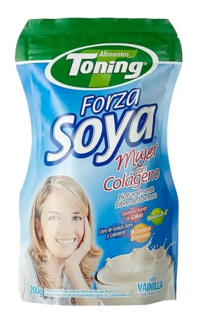 Alimento de Soya Forza Toning Mujer Vainilla en Polvo 200g Non Perdere