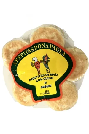 Arepitas de maíz Doña Paula con queso x15und x450g Soddisfatti O Rimborsati