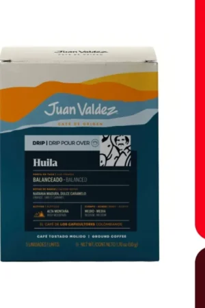 Caja Juan Valdez x5 Drips Huila Promo Stagionale