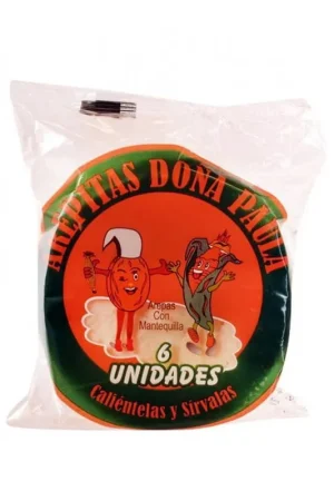 Autentico Arepas Doña Paula con mantequilla x6und x400g