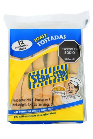 Tostada Seba Seba x 210 g x 12 und Prezzo Basso
