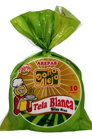 Certificato Arepas tela blanca Doña Aleja sin sal x10und x1000g