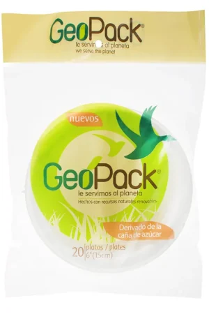 Plato ecológico pequeño 6 pulgadas Geopack x20 und Offerta Limitata
