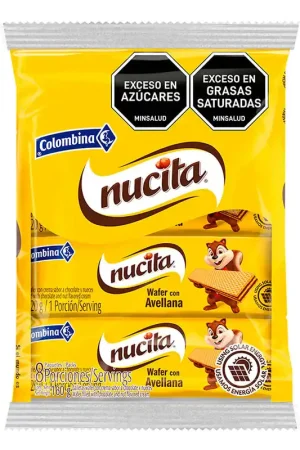 Galletas wafer Nucita x8und x160g Originale