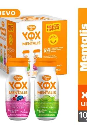 Compra Oggi Stesso Alimento lácteo Yox Mentalis surtido x4und x100g c-u