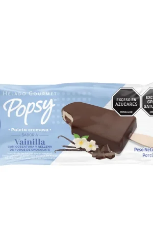 Occasione Imperdibile Paleta Popsy vainilla cobertura de chocolate x110g
