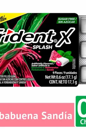 Miglior Prezzo Chicle Trident Splash Sin Azúcar sabor Yerbabuena Sandia x9 chicles
