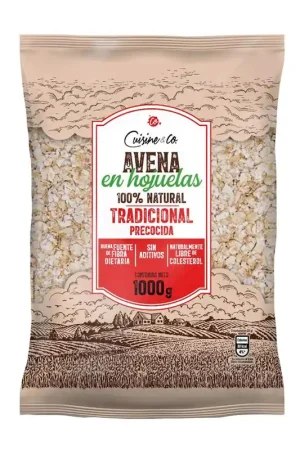Avena Cuisine&Co hojuelas tradicional x1000g Soddisfatti O Rimborsati