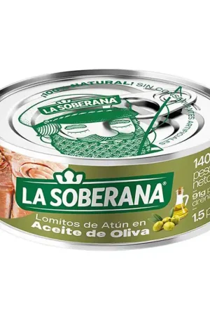 Atún La Soberana aceite oliva x140g Più Venduto