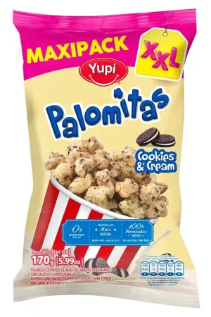 Compra Adesso Palomitas Yupi cookies cream xxl x170g