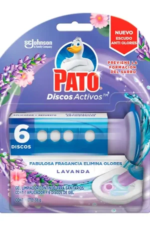 Consegna Rapida Gel Pato limpiador x6 discos activos + aparte x38g