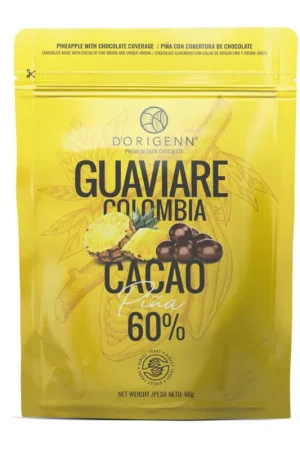 All’Ingrosso Piña Dorigenn Recubierta Chocolate 60% Cacao x60g