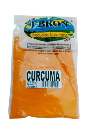 Certificato Cúrcuma Ebron x50g