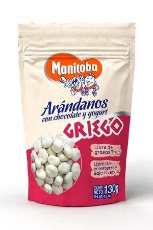 Arandanos Manitoba Chocolate Yogurt griego x130g All’Ingrosso