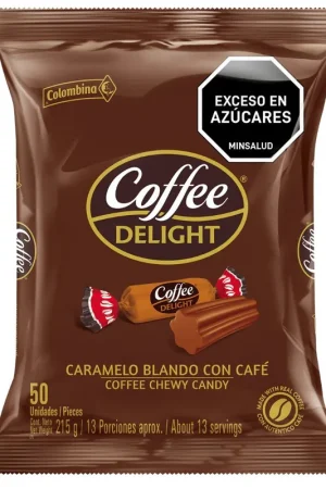 Caramelo Coffe Delight Blando Café 50und 215g Occasione Imperdibile