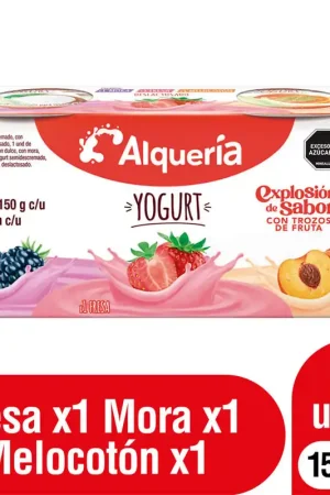 Yogurt Alqueria surtido 150g x3unds Offerta Lampo