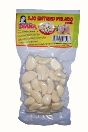 Ajo entero pelado Alimentos Listos Diana x80gr Occasione Imperdibile