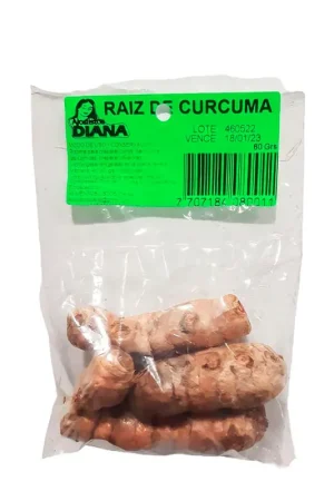 Alta Qualità Raíz de cúrcuma Alimentos Listos Diana x60gr