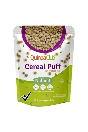 Cereal Quinoaclub puff natural x70g Spedizione Gratuita