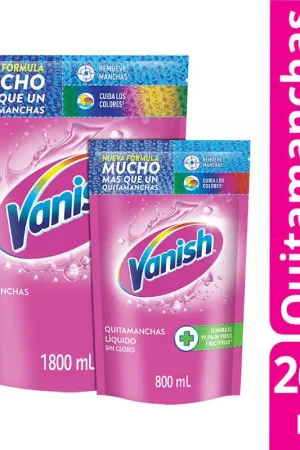 Offerta Speciale Quitamanchas Vanish Líquido Rosa 1.8 lt + 800 ml