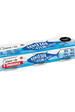 Atún Cuisine&Co en agua x3und x80g c-u Offerta
