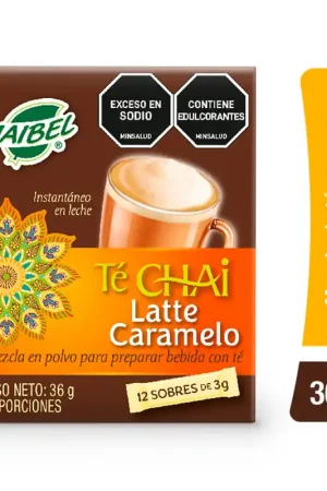 Consegna Rapida Te Jaibel chai caramelo polvo x 12 sobres x3g c-u