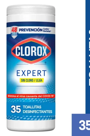 Toallitas desinfectantes Clorox expert canister x35und Moderno