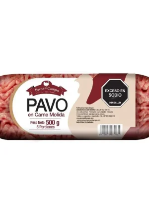 Carne molida de pavo Pavos Del Campo congelada x500g Fatto A Mano
