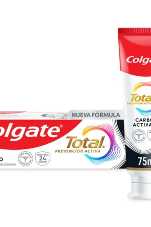 Compra Online Crema Dental Colgate Total Carbón Prevención Activa 75ml