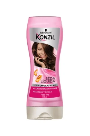 Acondicionador Konzil Suavidad Y Brillo Seda Liquida 340ml Offerta Lampo
