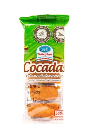 Cocadas Dulces Del Valle x5und x40g pn Super Prezzo