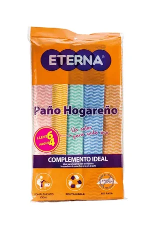 Consegna Rapida Paño Eterna hogareño reutilizable x6und