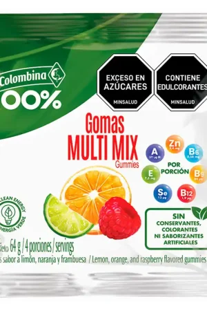 Bestseller Gomas Colombina multivitaminas x64g