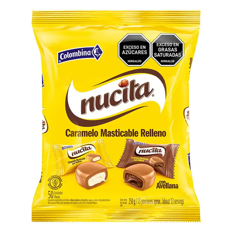 Compra Adesso Caramelo Nucita Relleno Masticable 50und 250g