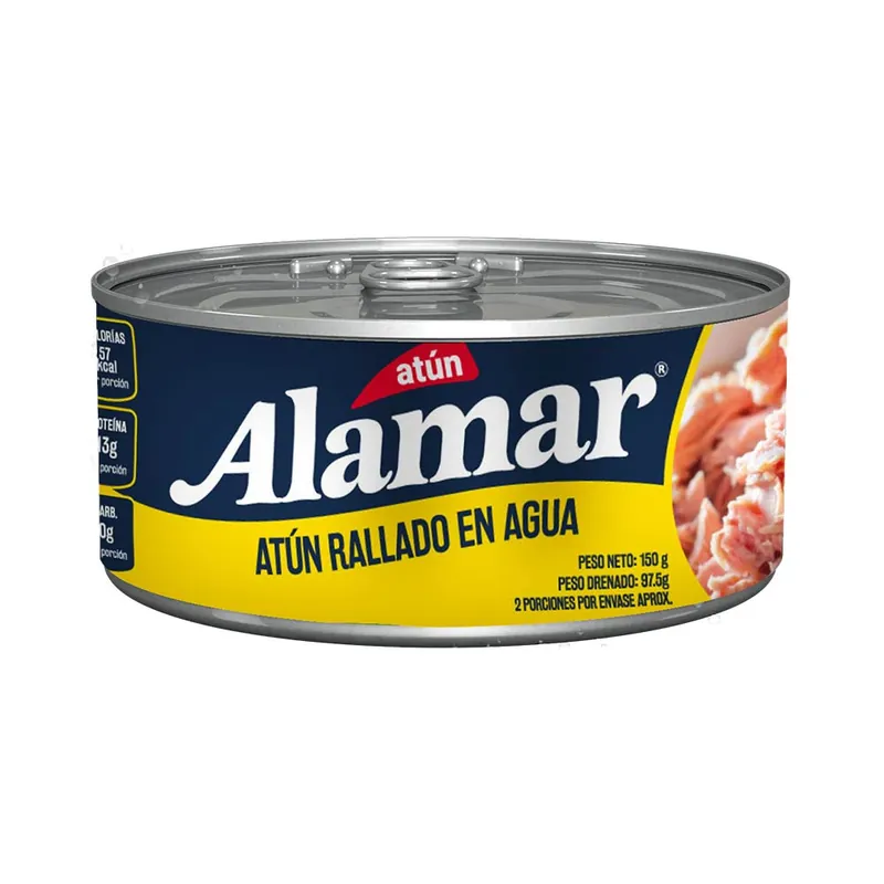 Atún Alamar rallado en agua x150g Economico