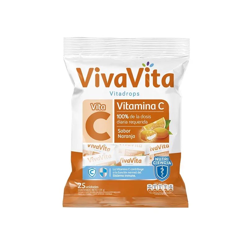 Certificato Caramelo Vivavita vita c naranja x25und x5g c\\u002Fu