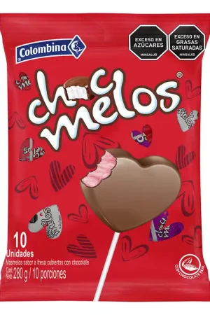 Chocmelos Colombina Corazón Bolsa x10 Und x280 grs Solo Oggi