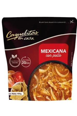 Cazuela Cazuelitas En Casa mexicana con pollo x400g Consegna Rapida