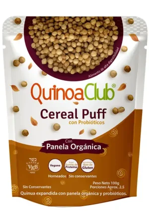 Consegna Rapida Cereal Quinoa Club Puff Panela Orgánica x70 grs
