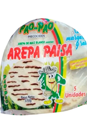 Certificato Arepas Paisa con mantequilla x370g