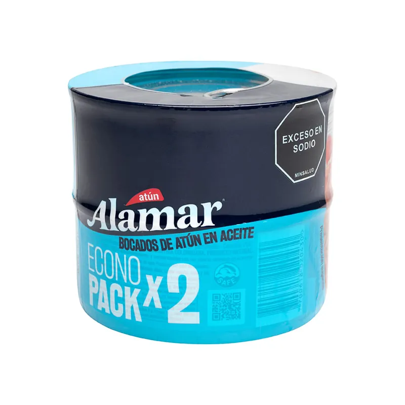 Vendita Finale Atún Alamar Bocados en Aceite 2Und 140g