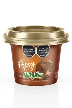 Helado Popsy Milkyway Gourmet Vaso x60g Promozione