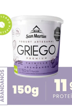 Yogurt griego San Martin vainilla arándanos x150g Occasione Imperdibile