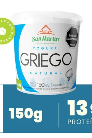 In Voga Yogurt griego San Martin natural con stevia x150g