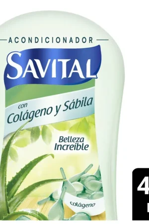 Economico Acondicionador Savital colágeno y sábila x490ml