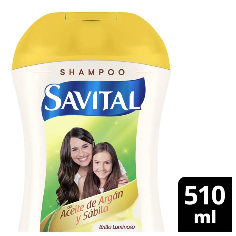 Shampoo Savital aceite de argán y sábila x510ml Direttamente Dal Produttore