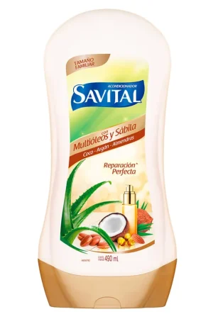 Reso Gratuito Acondicionador Savital multioleos sabila x490ml